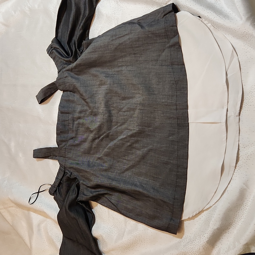 NY collection top size large chambray